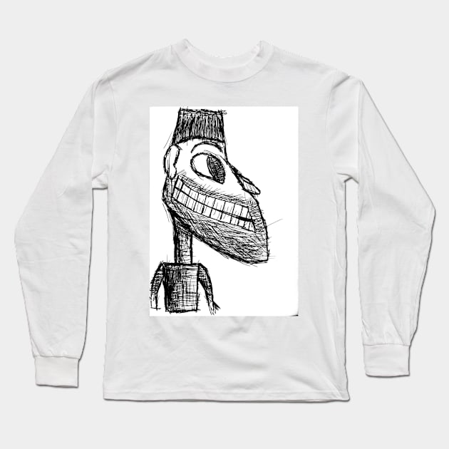 The Caligraphy Man Long Sleeve T-Shirt by DawsonArt95